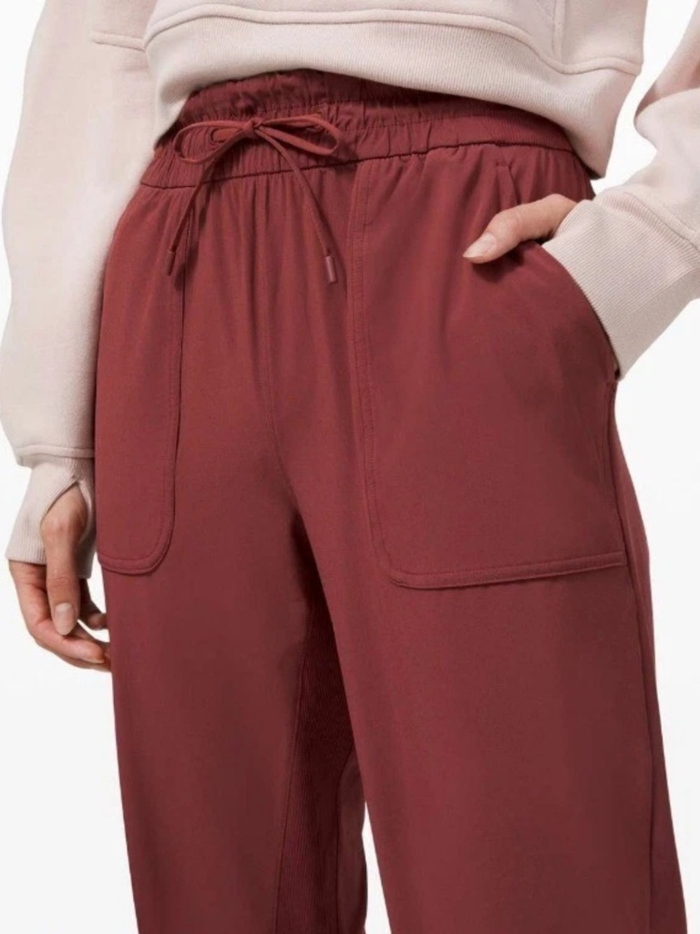 Lululemon Beyond Studio Pants Size 8 Savannah Cinch Hem Jogger - Picture 3 of 3
